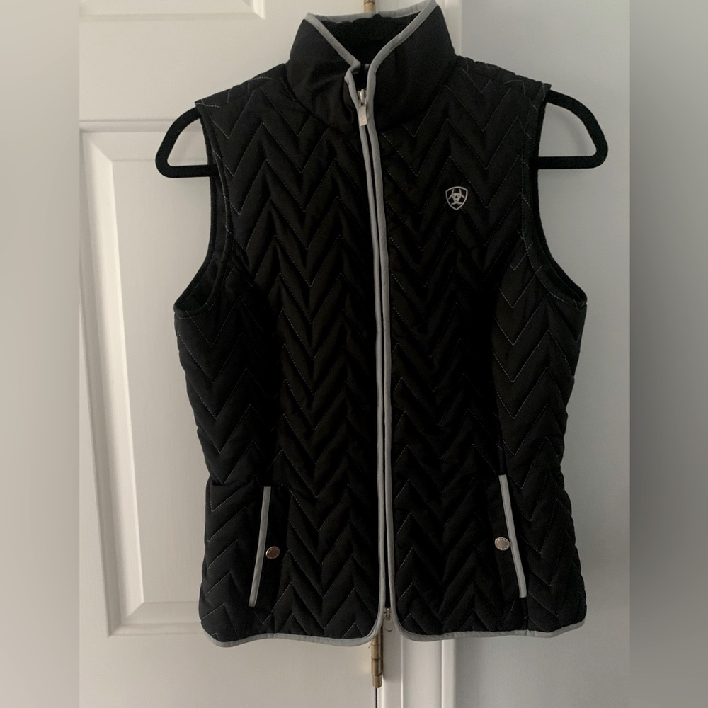 Ariat Black Quilted Vest